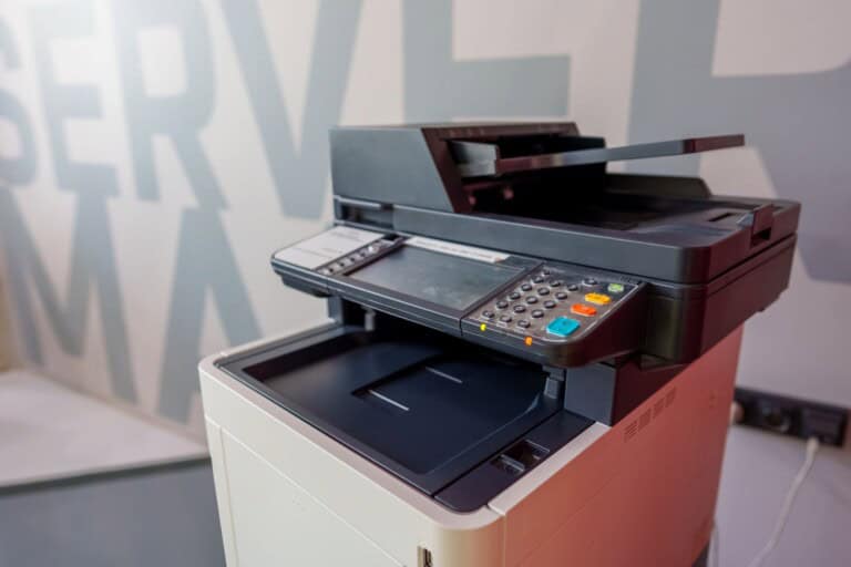 A multifunction printer in the office